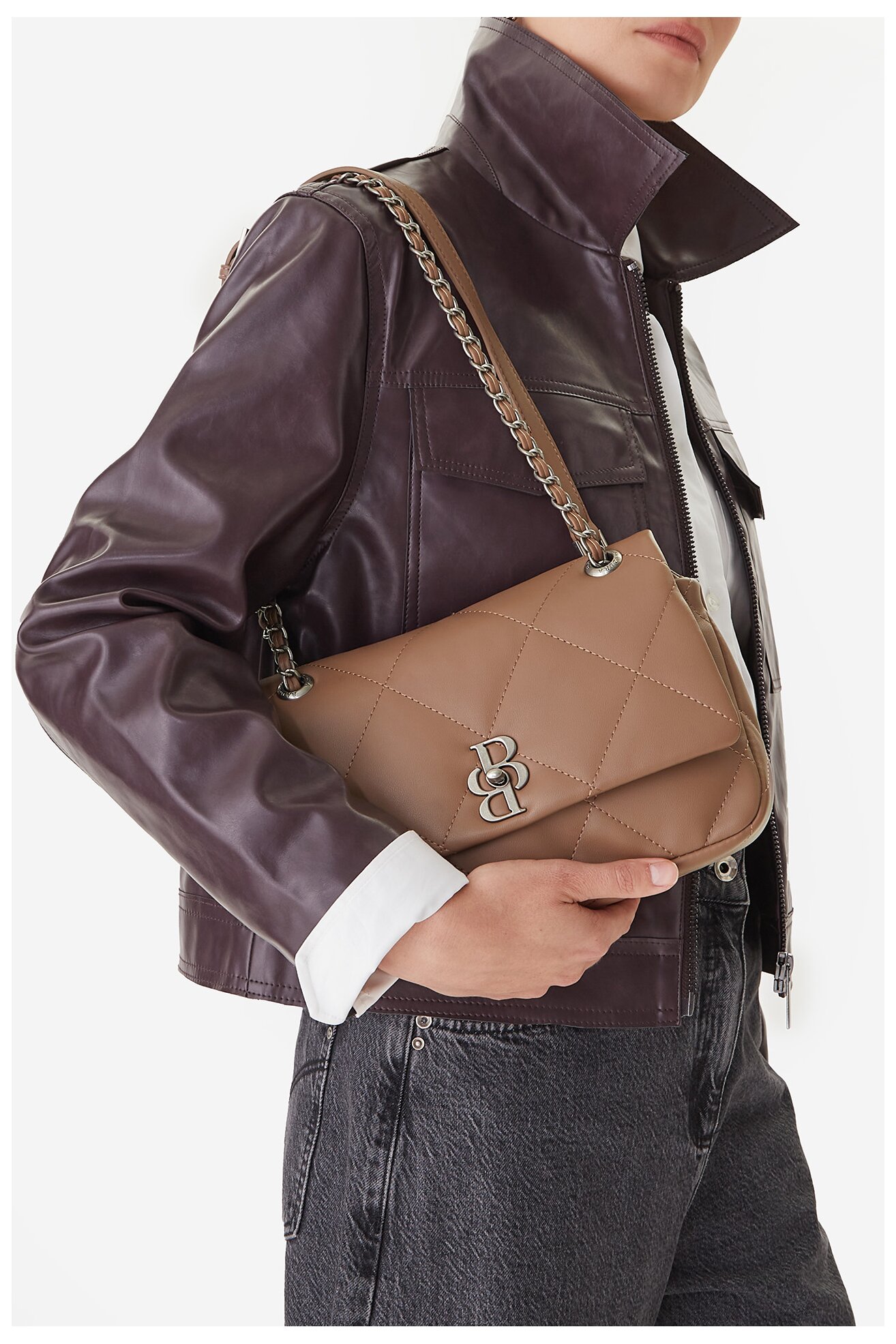 Kézitáska Badura C-ARYA-LA482-2953 SÖTÉTBÉZS