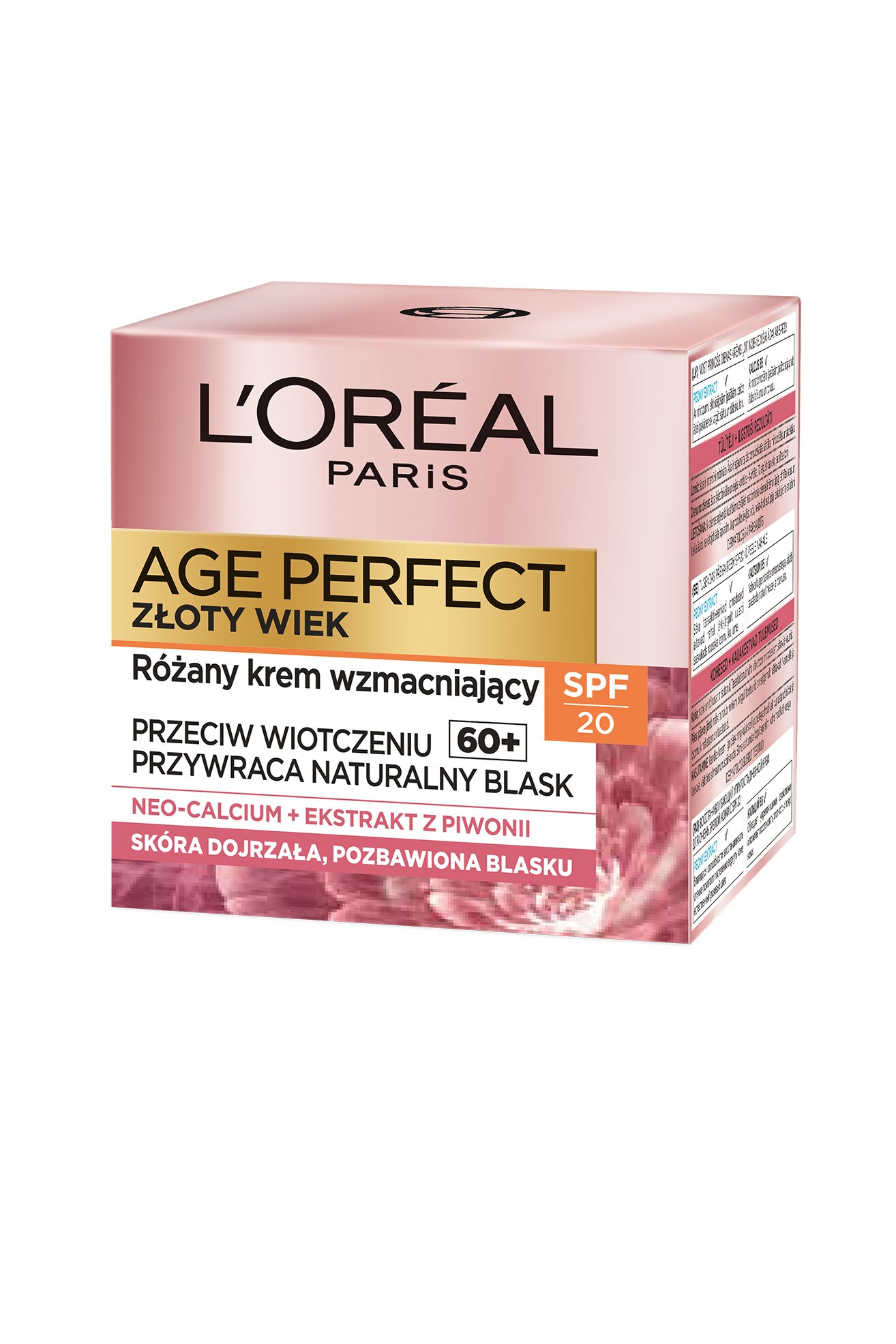 L'Oréal Paris Age Perfect Złoty Wiek Różany Krem Wzmacniający na dzień 60+ 50 ml L'OREAL PARIS AGE PERFECT ZŁOTY WIEK DZIEŃ 50ml -