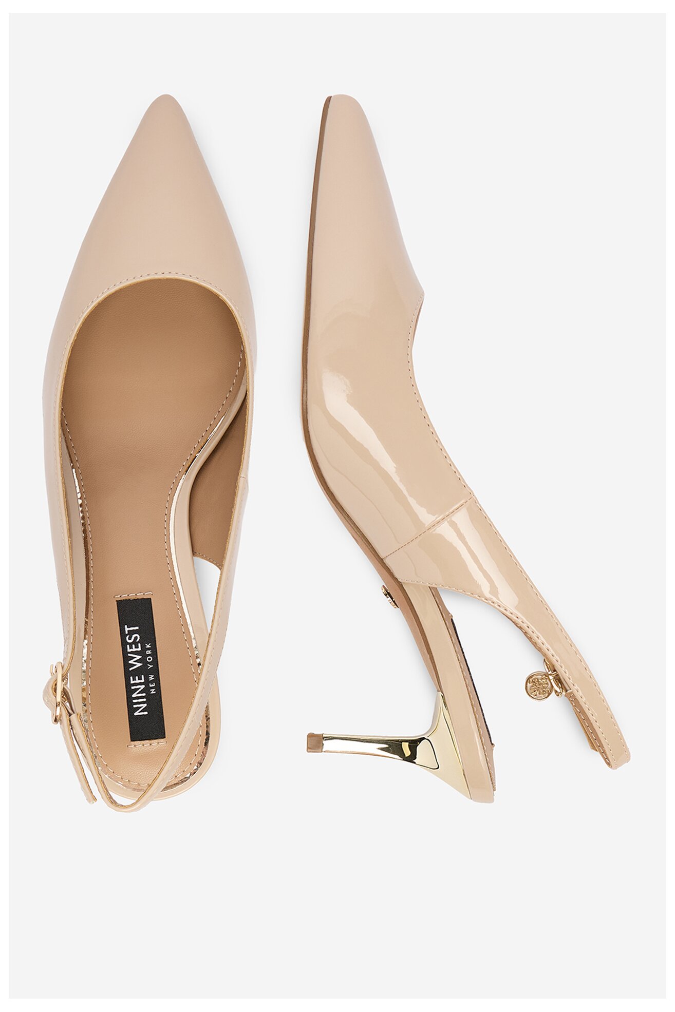 Körömcipő NINE WEST CEO-LP655163A-9 VILÁGOSBÉZS