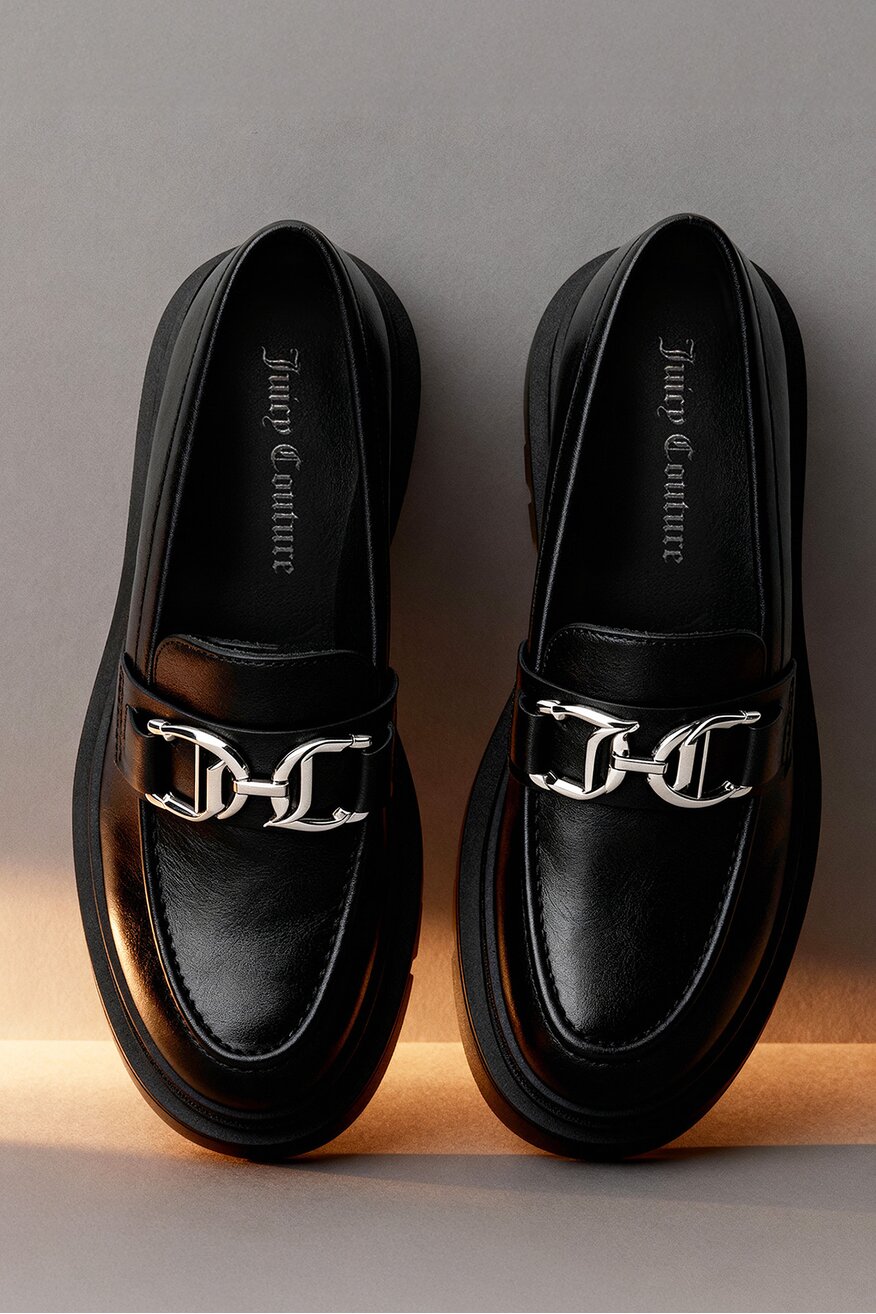 
                Mokaszin Juicy Couture FEKETE - 5906751433669