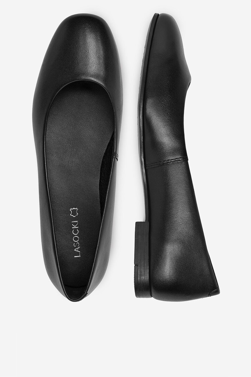 Lasocki - Baleriny skórzane - 5906751918616
