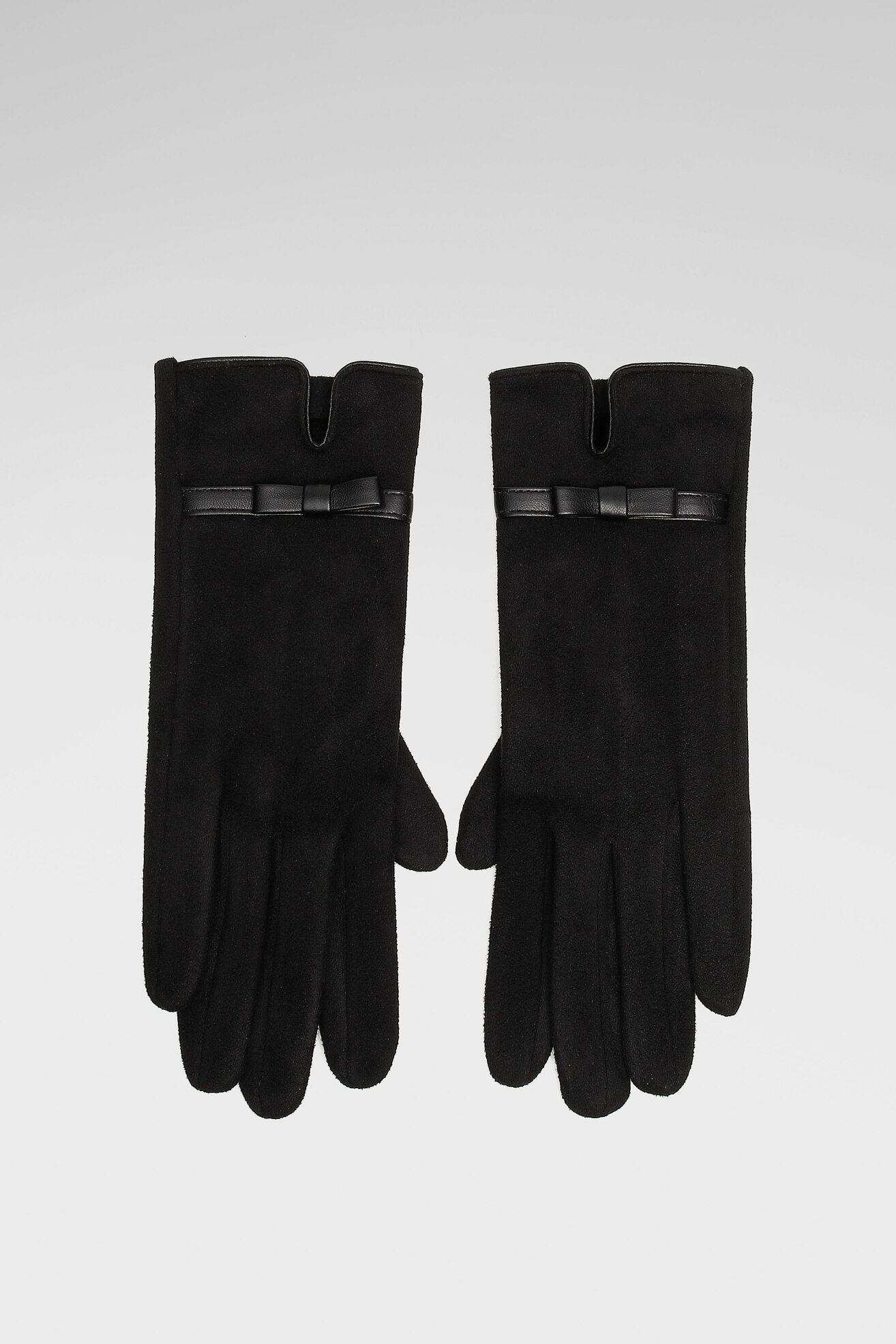 Rękawiczki damskie ACCCESSORIES 1W6-004-AW21 Czarny