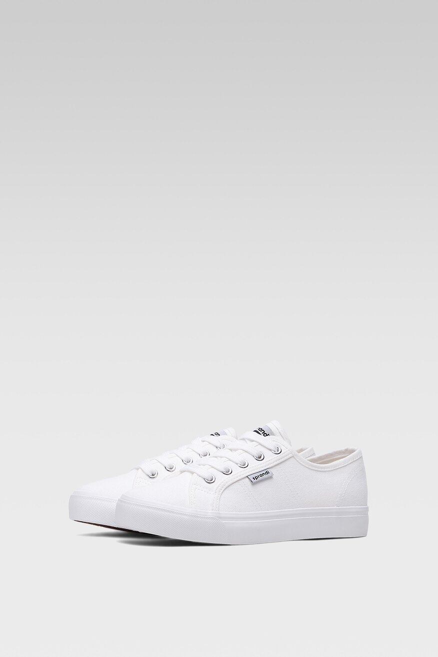 
                Sprandi - Trampki pastelowe białe - 5904248719647