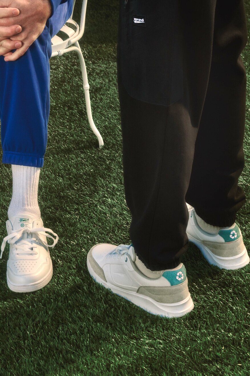 Sprandi - Obuwie sportowe pastelowe białe - 5904248349356