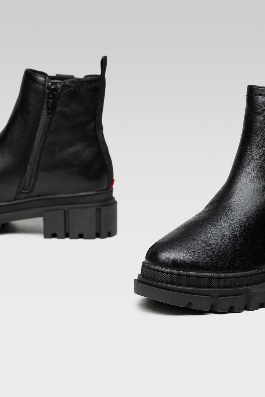 
                S.Oliver RED LABEL - Botki czarne z suwakiem - 5903698993423