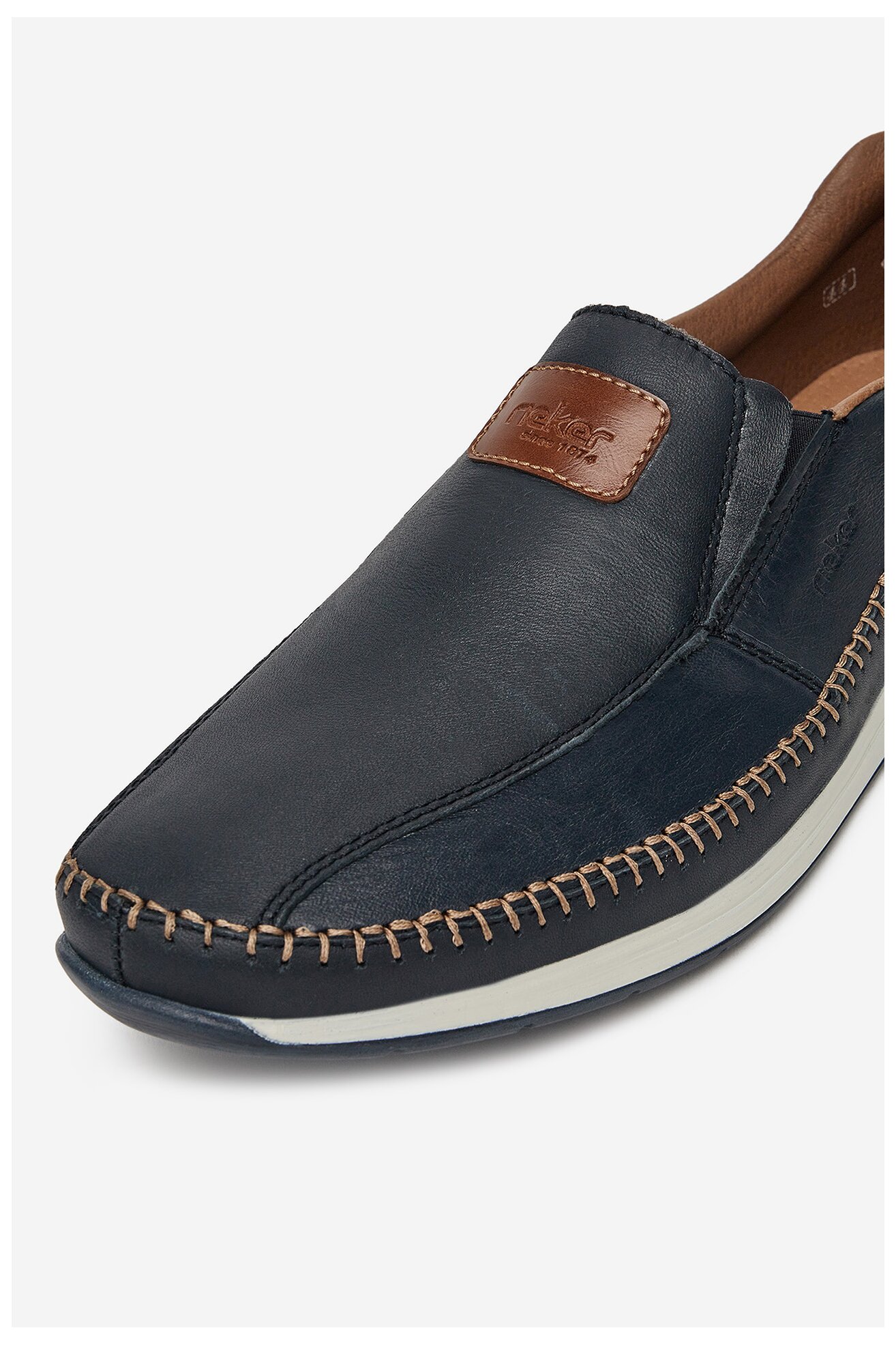 Polobotka Rieker 11962-14 TMAVĚ MODRÁ