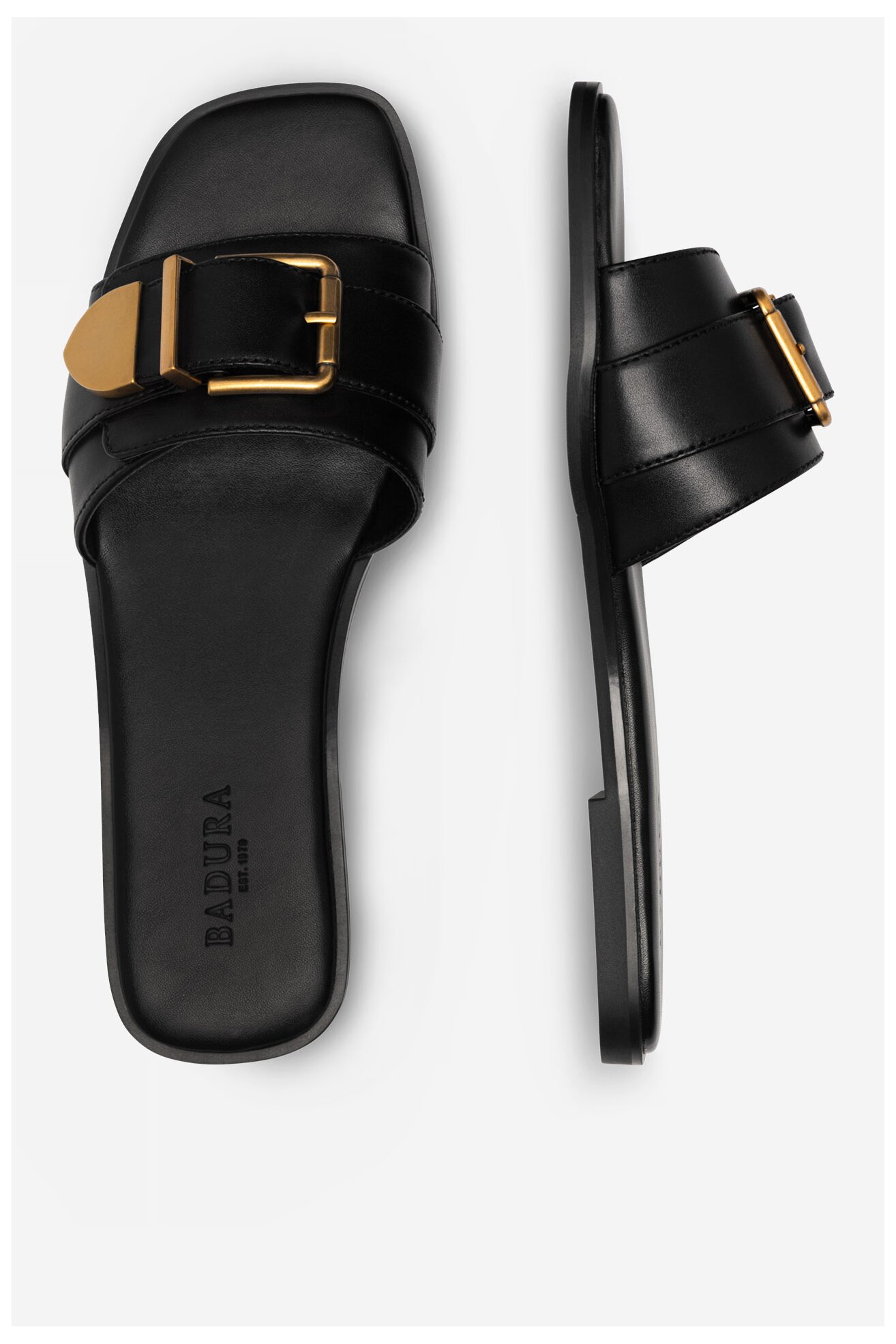 Klapki Badura HEDWIGE-V903-06-1 Czarny