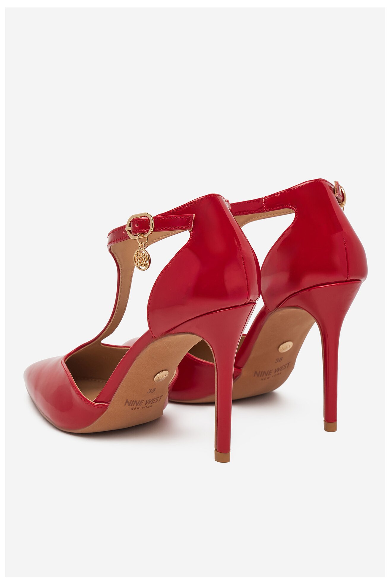 Lodičky NINE WEST WS21582-01 ČERVENÁ