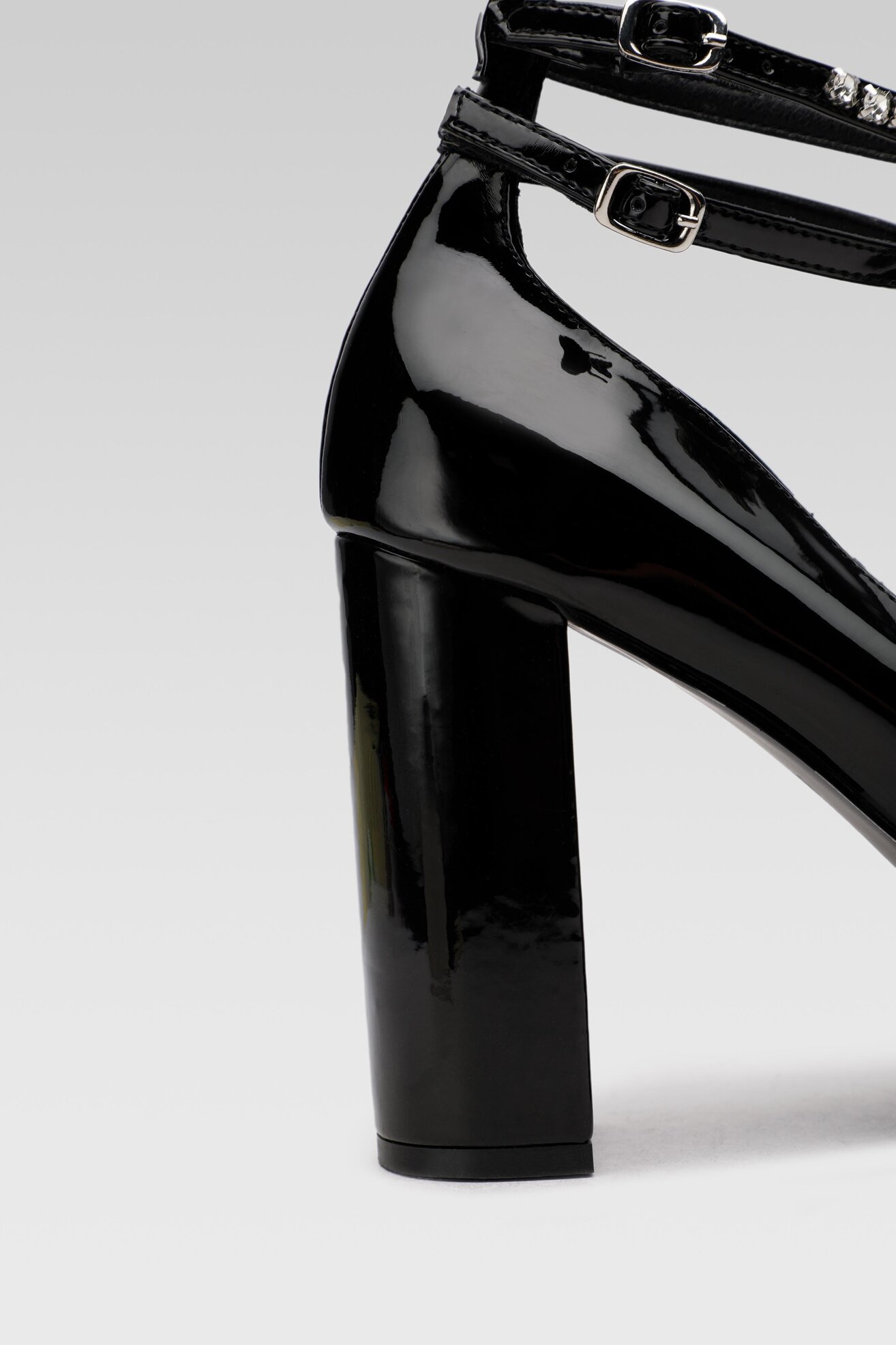 Czółenka Jenny Fairy GLOSSY-03KW Czarny