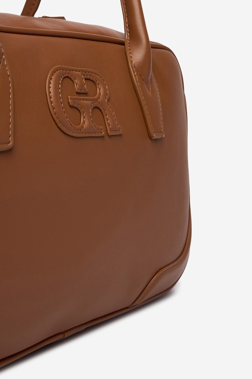 Дамска чанта Gino Rossi КАМЕЛ - 5906751623596