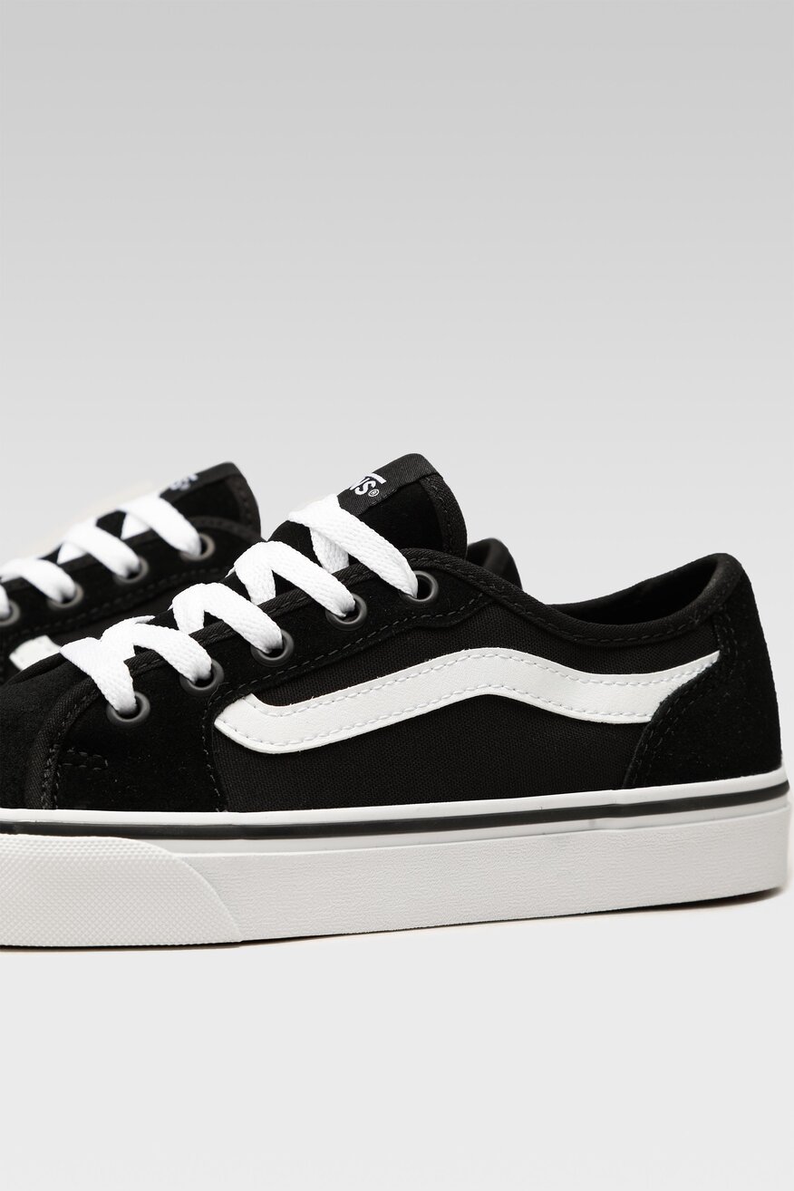 
                Vans - Skórzane trampki czarne - 5904248059613