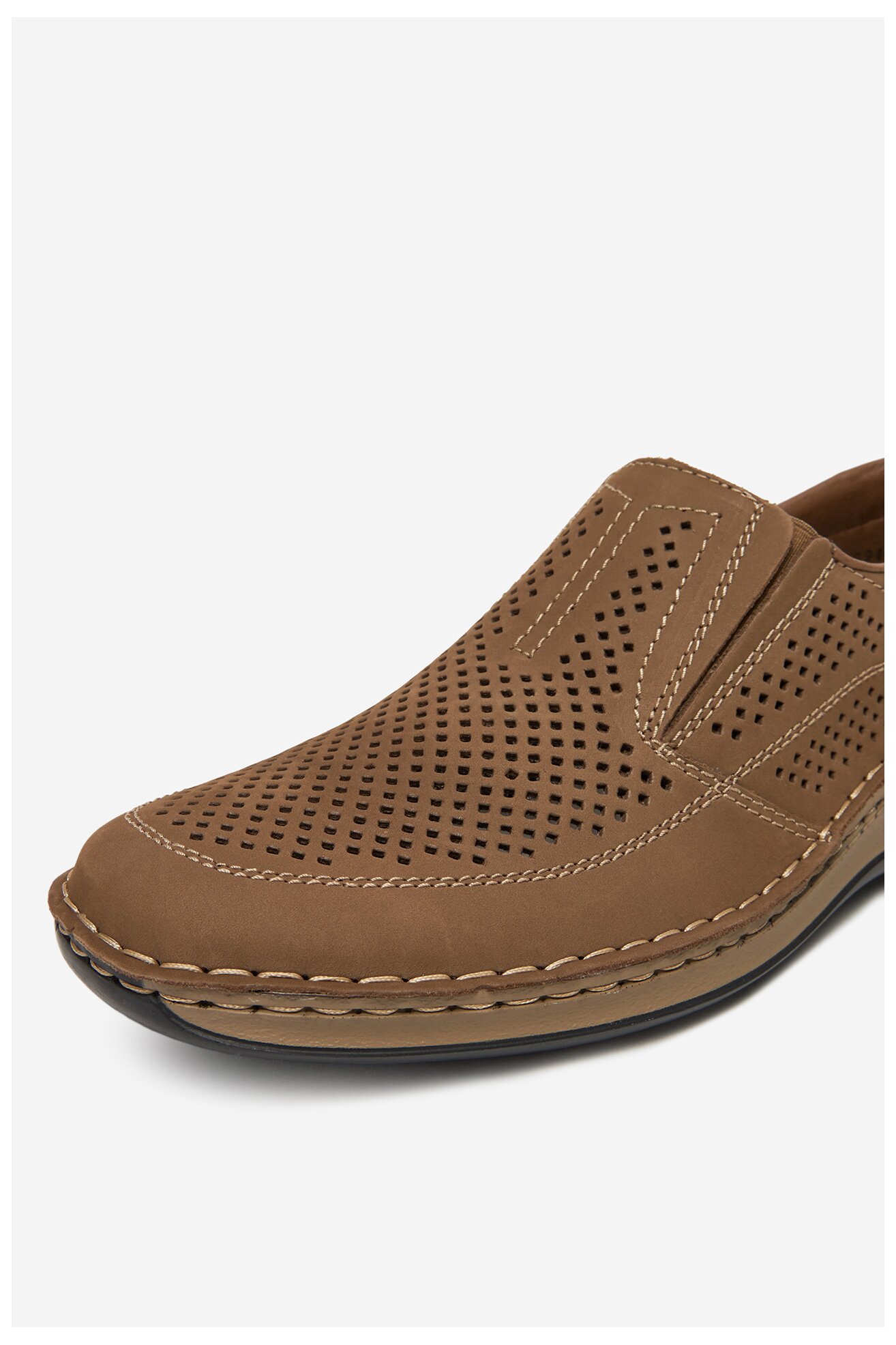 Półbuty Rieker 05277-64 Beżowy