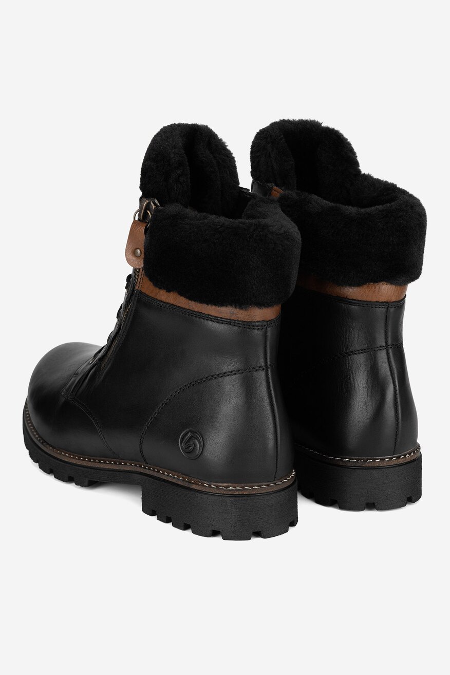 Remonte - Trzewiki skórzane ocieplane - 2230068916755