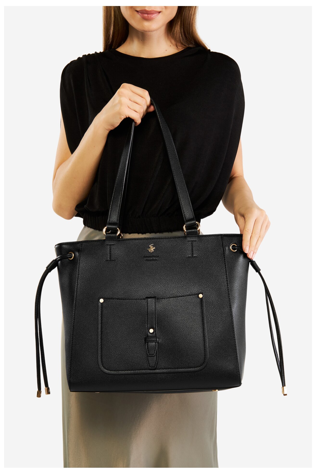 Torebka Beverly Hills Polo Club BHPC-C-015-07 Czarny