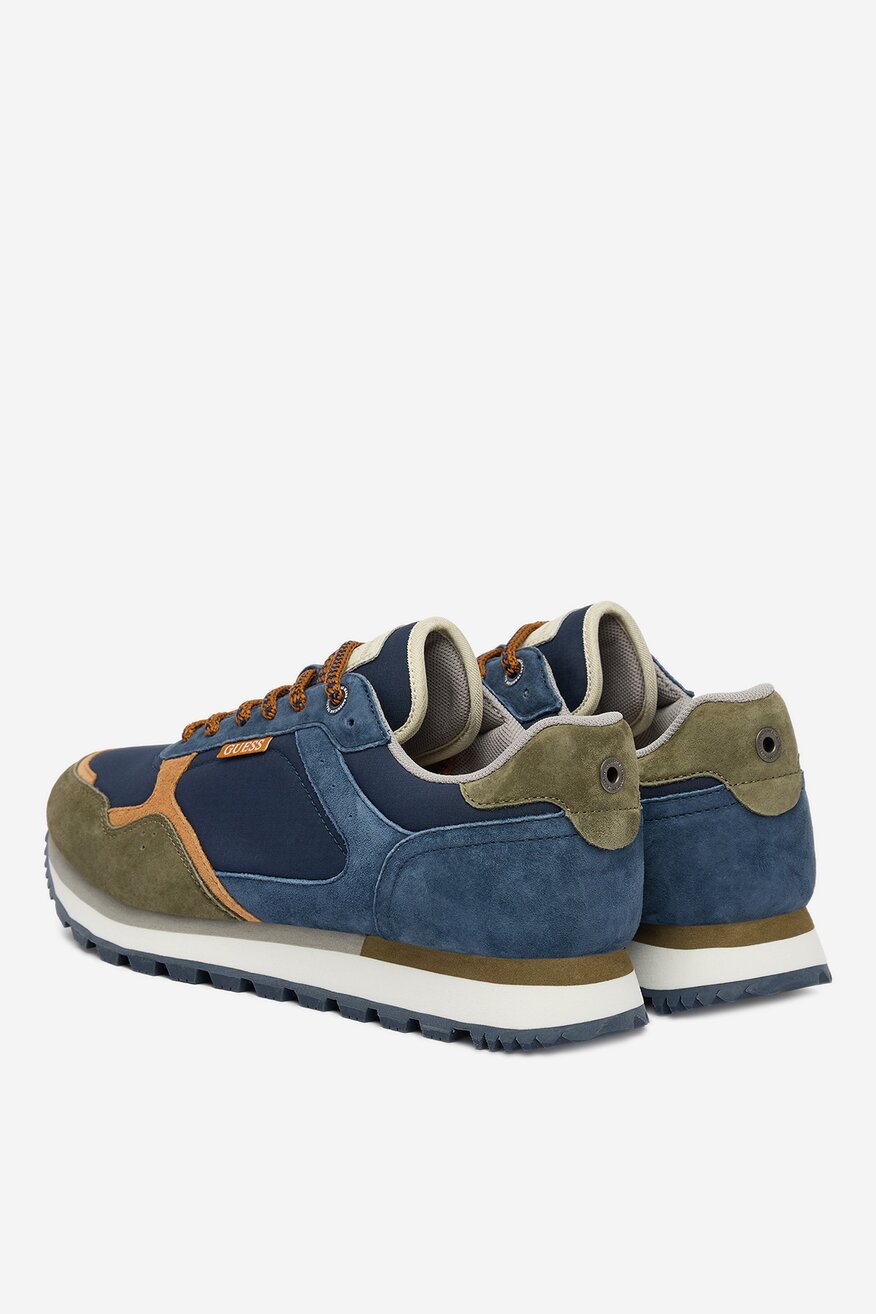 
                GUESS JEANS - Sneakersy skórzane - 5906751958155