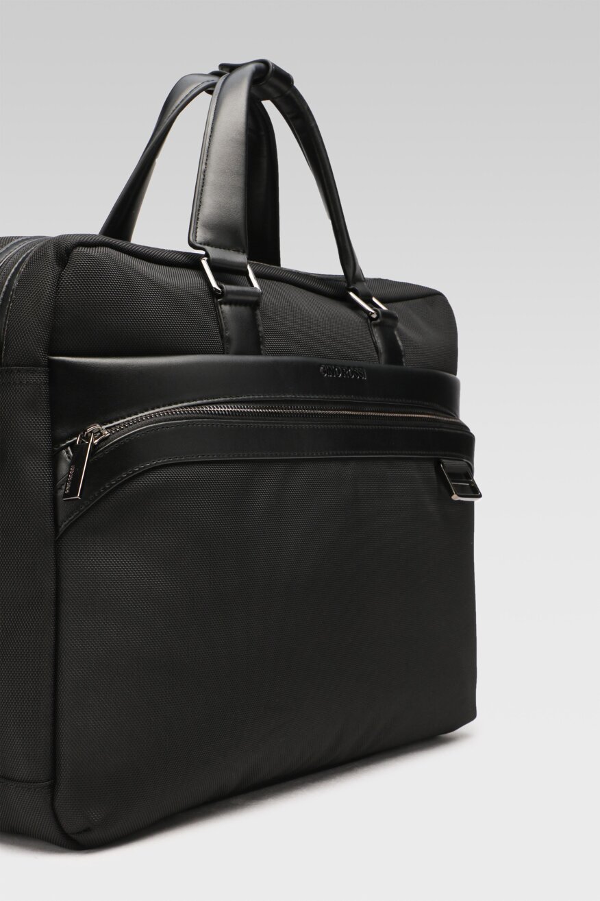 
                Gino Rossi - Torba na laptopa czarna - 5903698547466