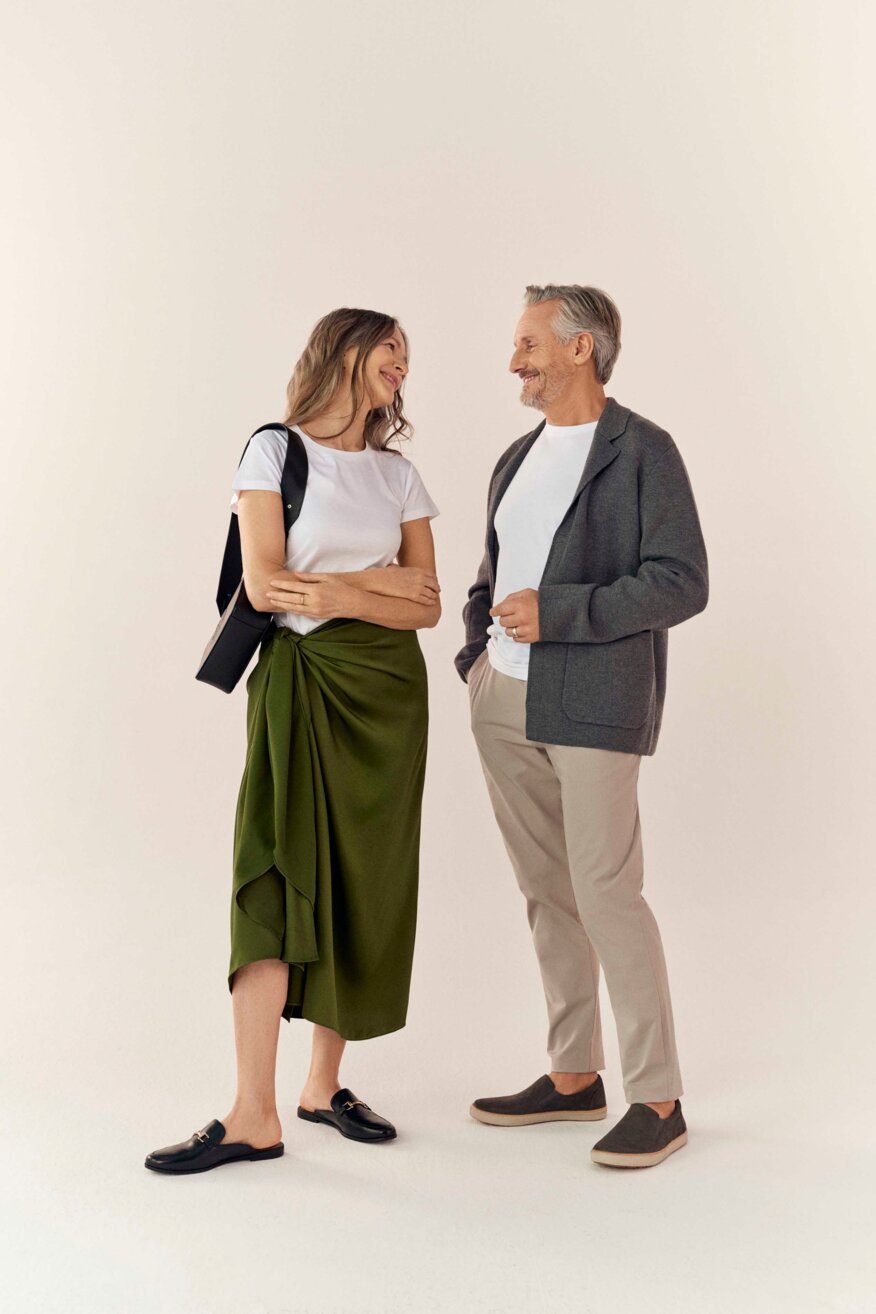 
                Lasocki for men - Skórzane sneakersy typu slip-on - 5903698291192