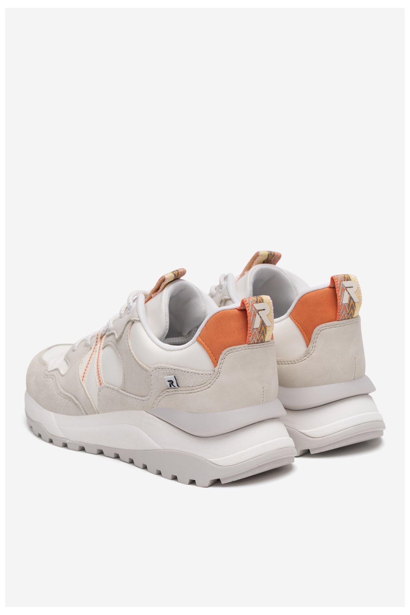 Sneakers Rieker Revolution Lifestyle W2501-80 Beżowy jasny