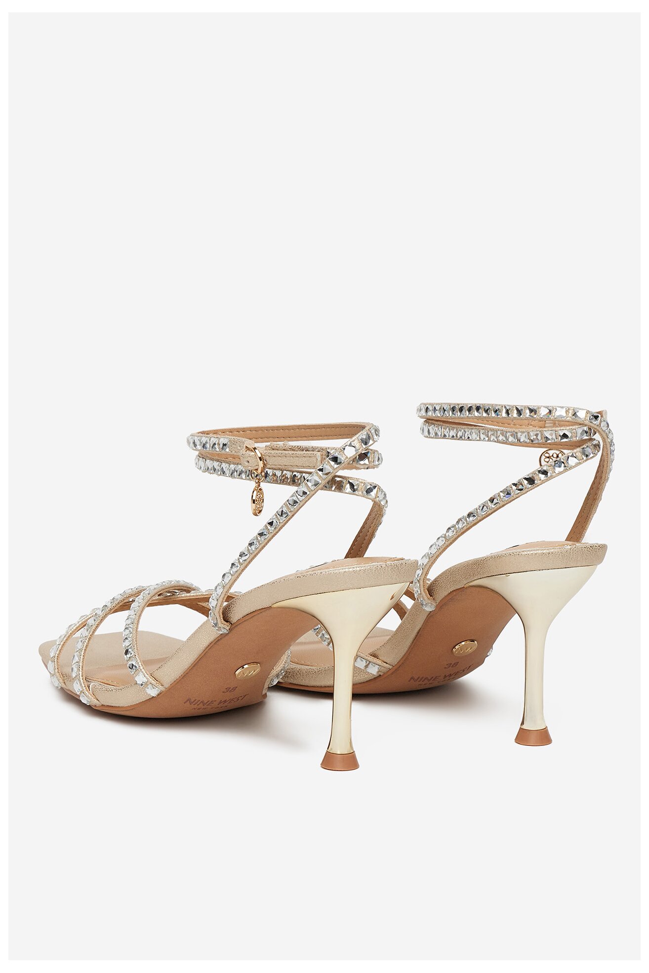 Sandały NINE WEST SM237-011A Złoty