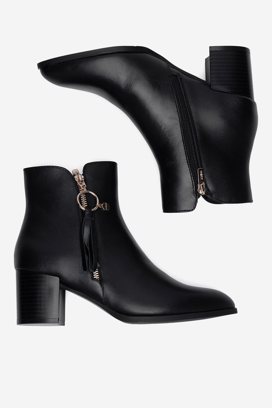 Mexx - Botki skórzane - 5905588888093