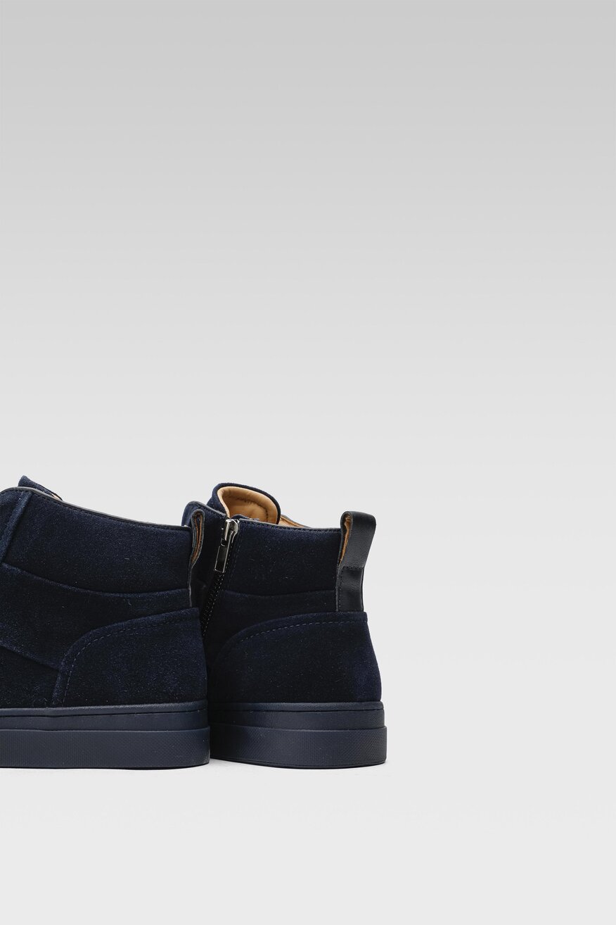 
                Gino Rossi - Trampki skórzane wysokie - 5904862371061