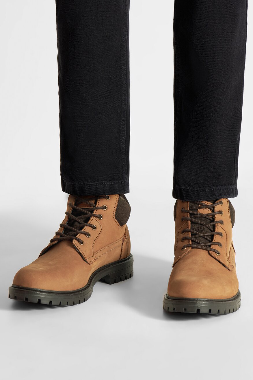 Lasocki - Trzewiki skórzane ocieplane - 5905588068266
