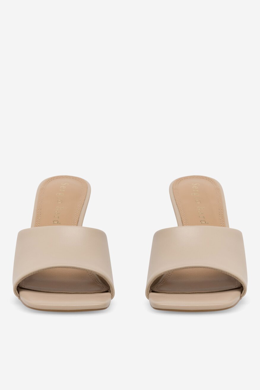 
                Sergio Bardi - Skórzane klapki - 5905588483250