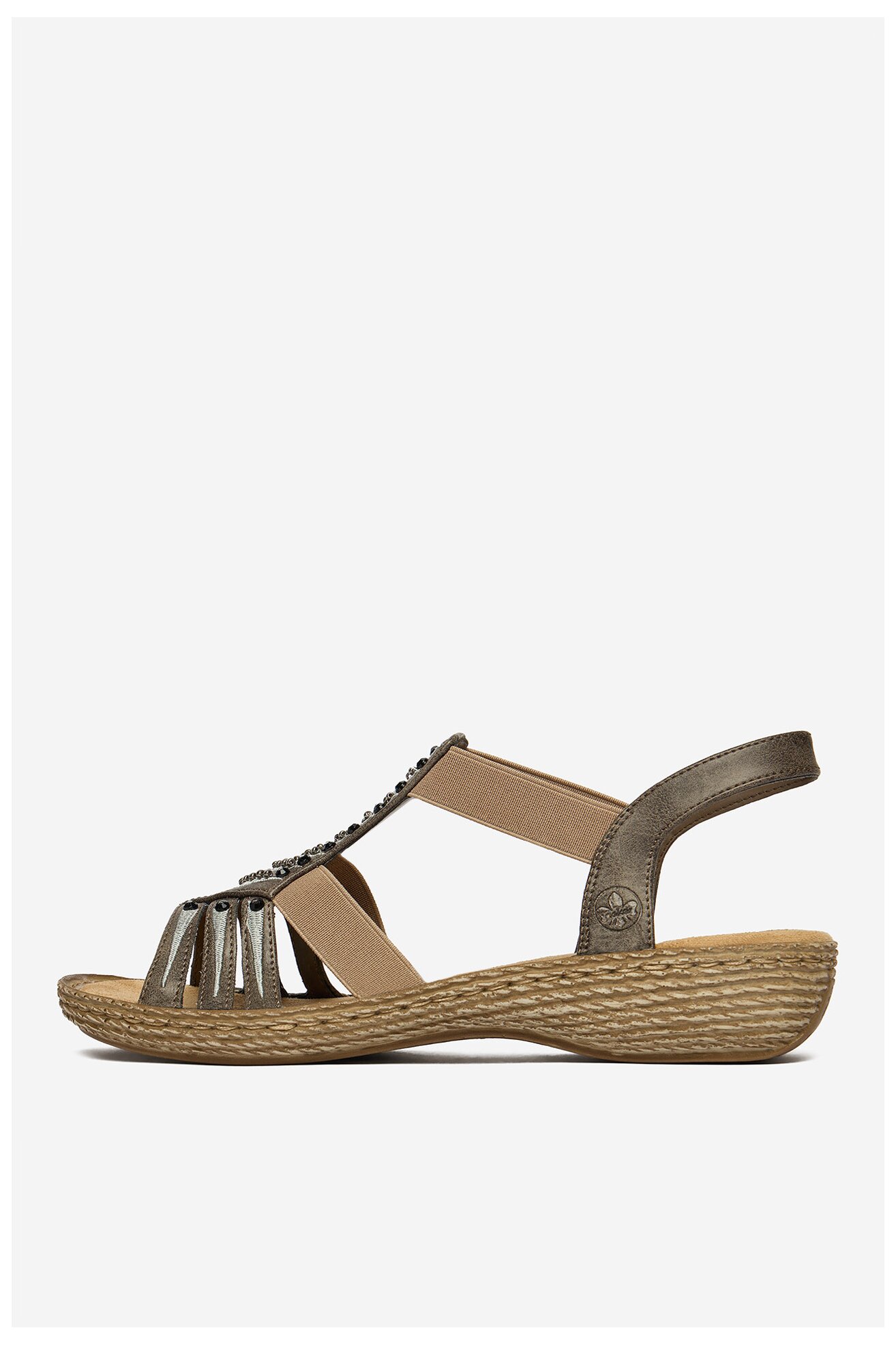 Sandały Rieker CEO-65861-45 Szary ciemny