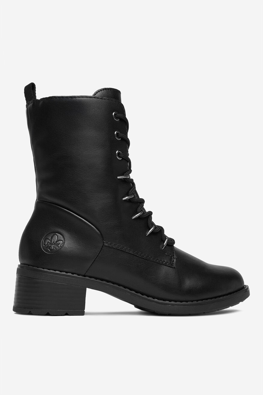 Bocanci Rieker NEGRU - 5906751256275