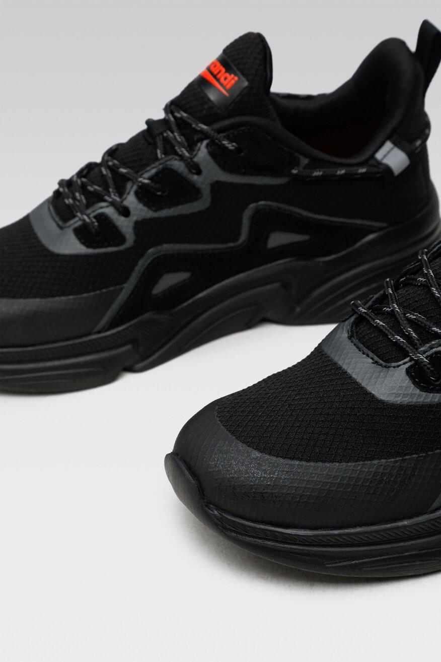 Sprandi - Obuwie sportowe czarne sznurowane - 5904248774912