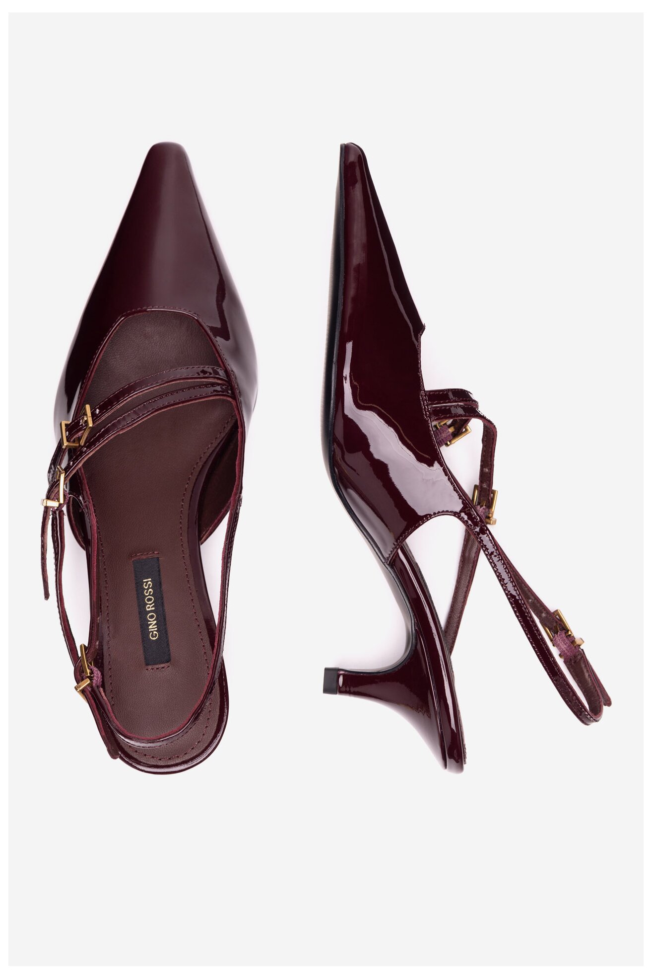 Елегантни обувки Gino Rossi RAFA-116131 БОРДО