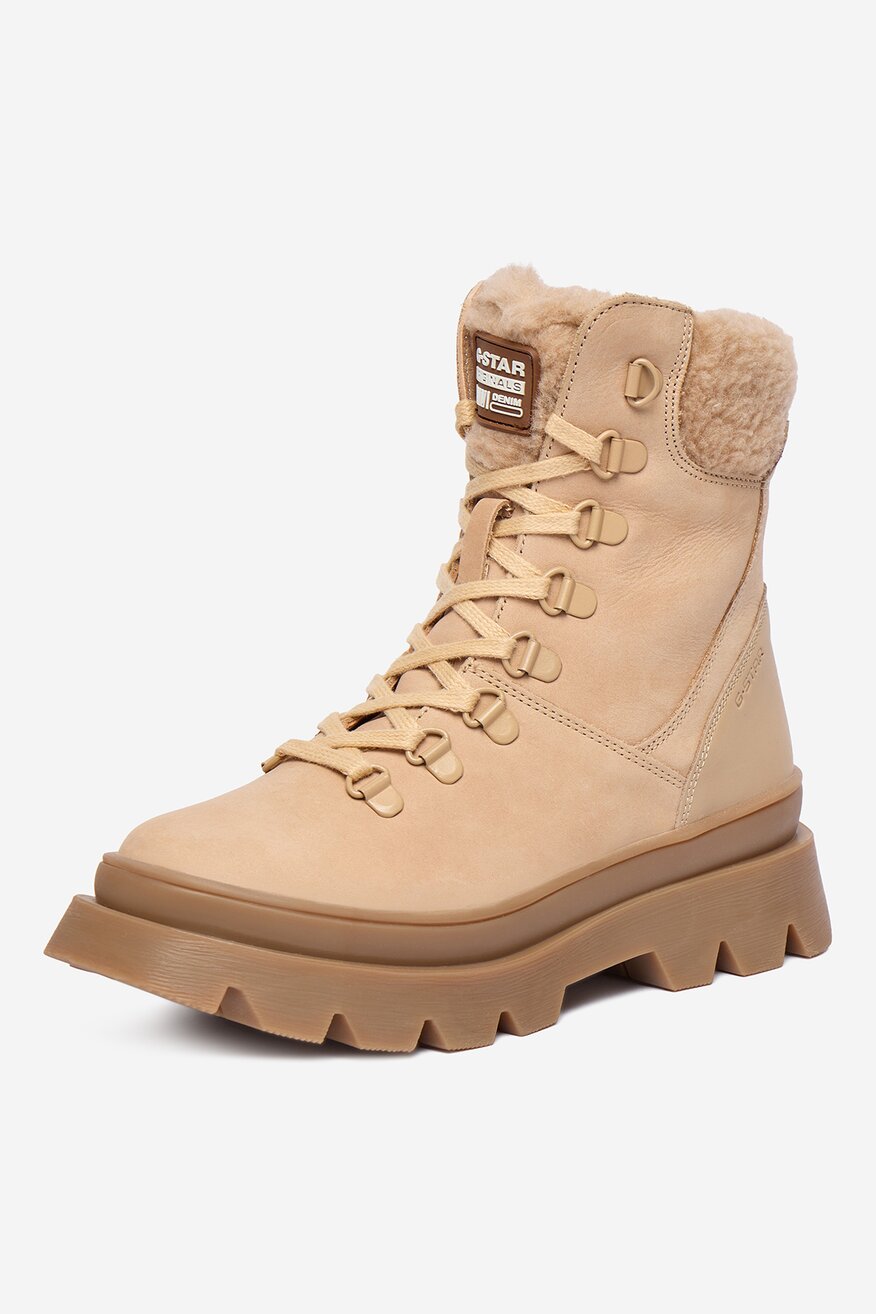 
                Šněrovací vyšší obuv G-STAR RAW BÉŽOVÁ - 5906751412367