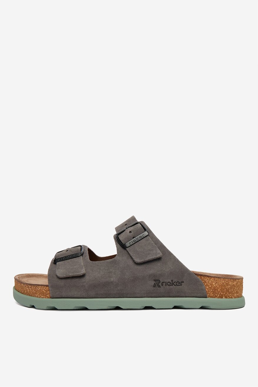 
                Rieker - Klapki skórzane - 5906751770023