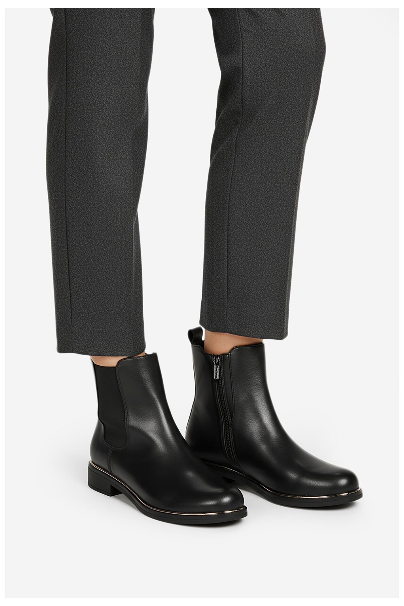 Bokacsizma Clara Barson CEO-WS13576-05 FEKETE