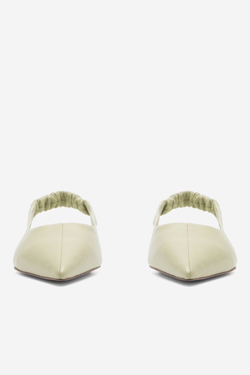 SAM EDELMAN - Baleriny skórzane bez pięty - 2230042232147
