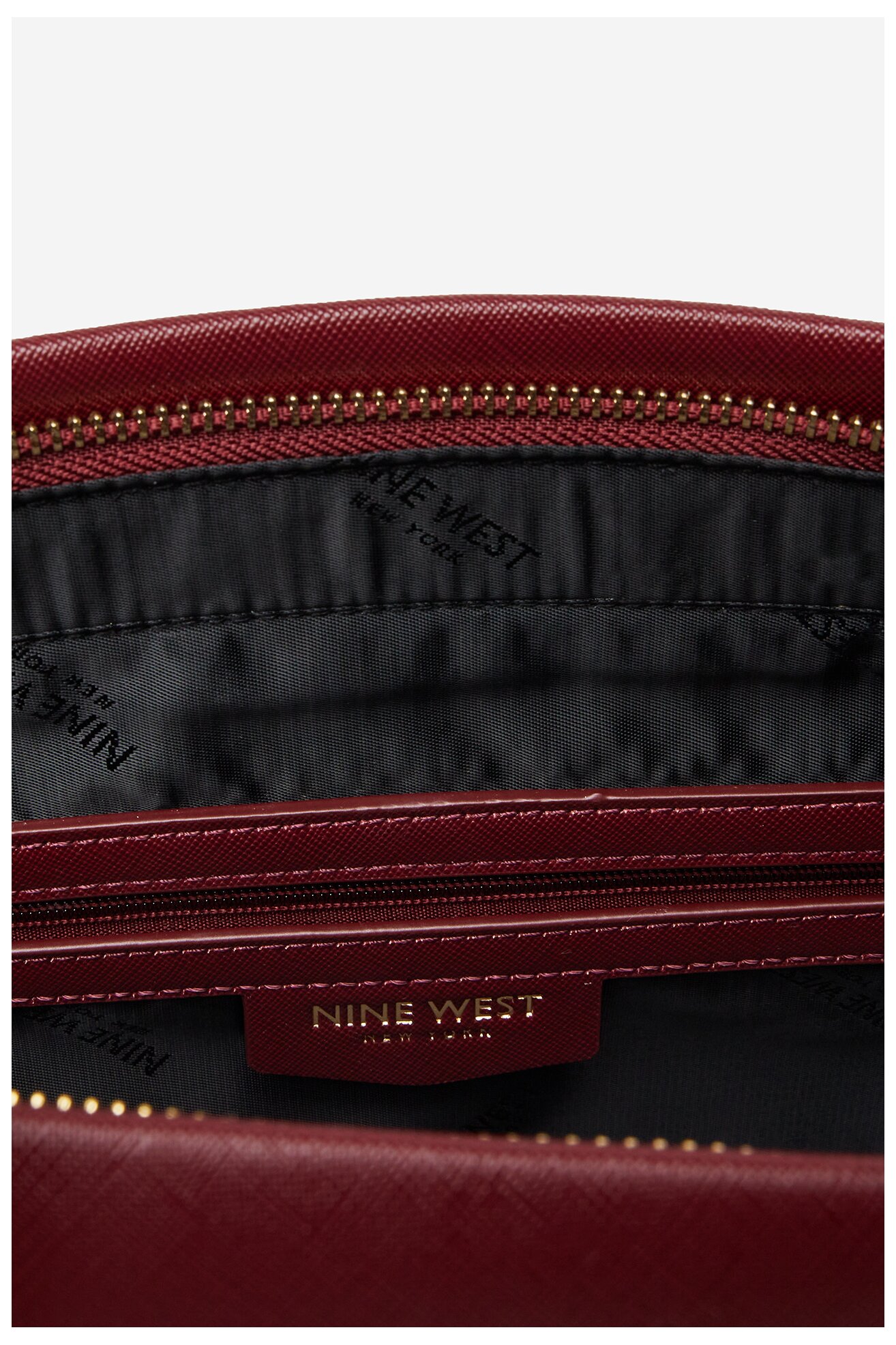 Kézitáska NINE WEST CEO-CHELSEA-CHARM-II-LX10185 BORDÓ