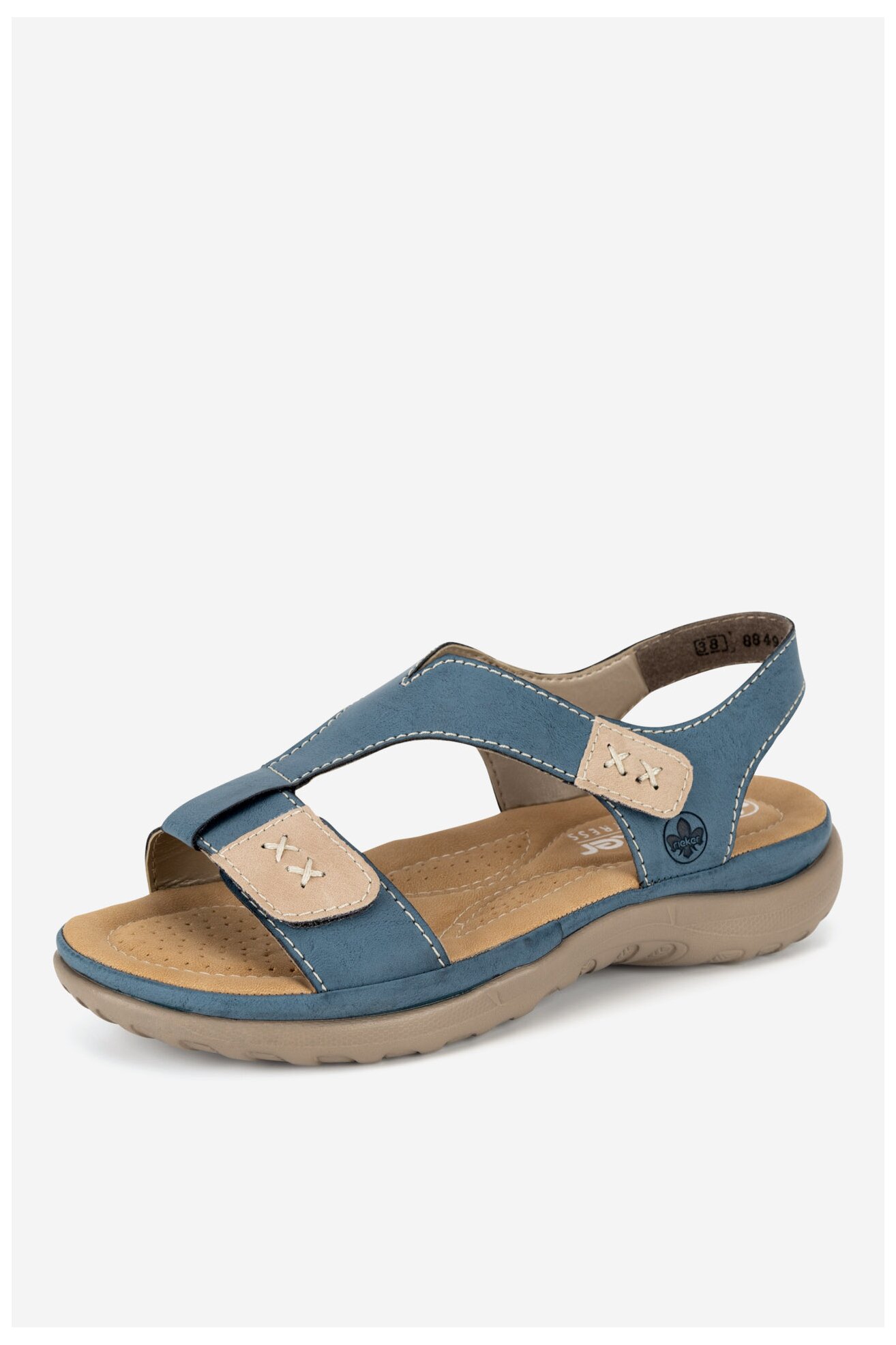 Sandały Rieker 64873-14 Niebieski