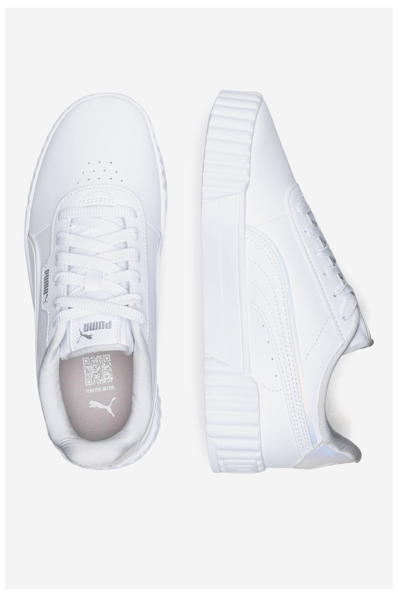 Obuwie sportowe Puma CARINA 3.0 HOLO 2.0 JR 40228001 Biały