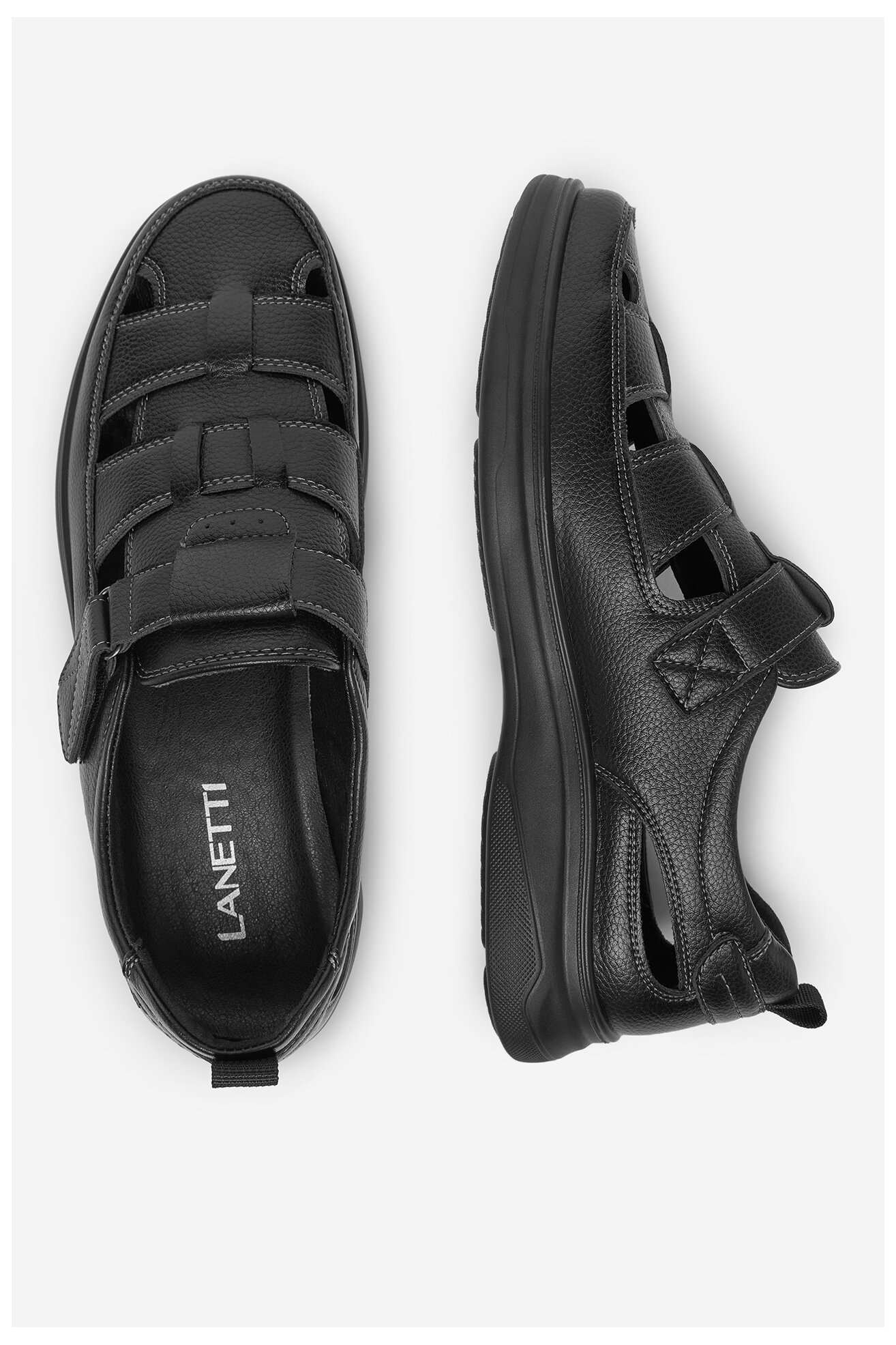 Сандали Lanetti MSS20518-03 ЧЕРЕН