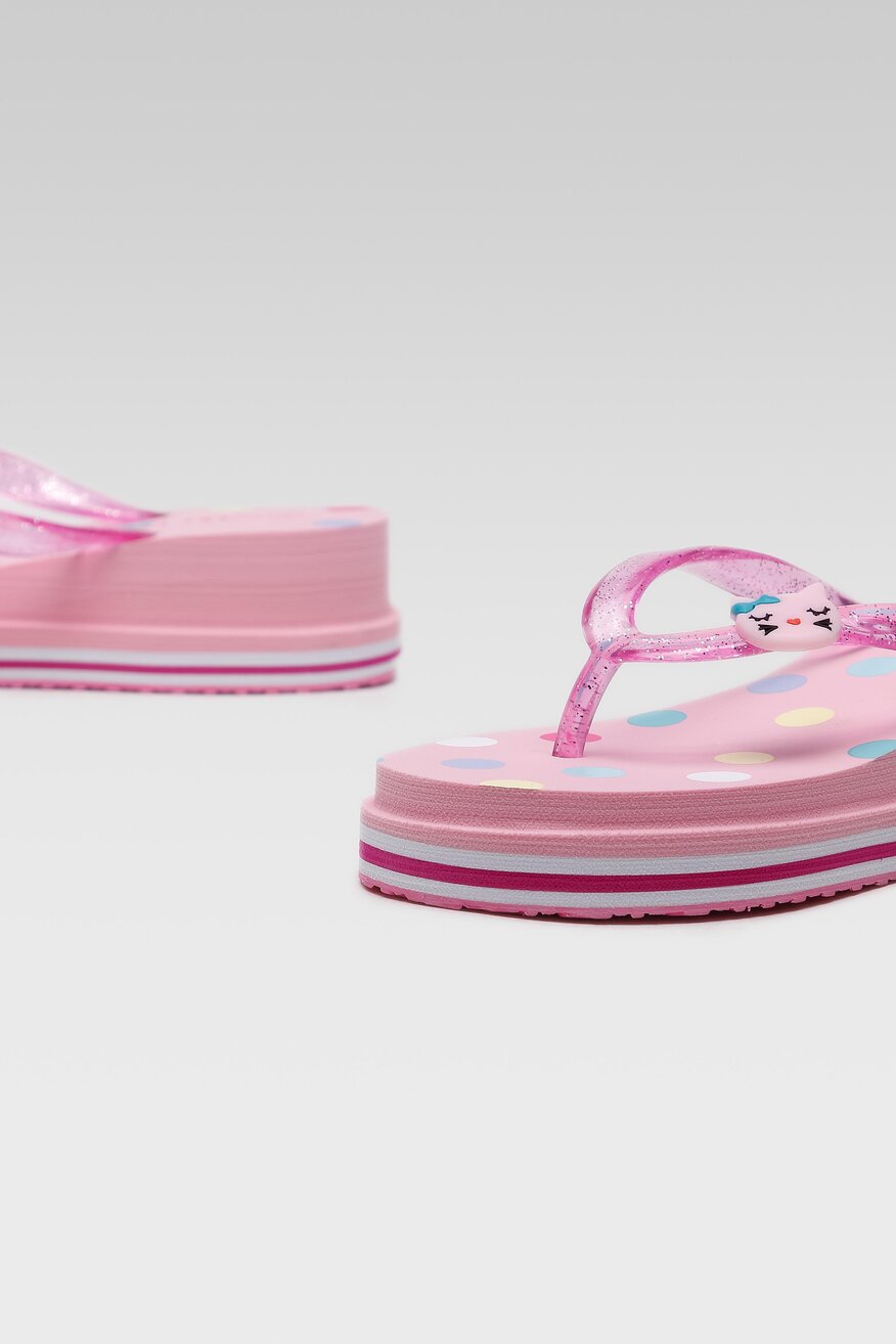 
                Nelli Blu - Klapki basenowe pastelowe różowe - 5904248275297