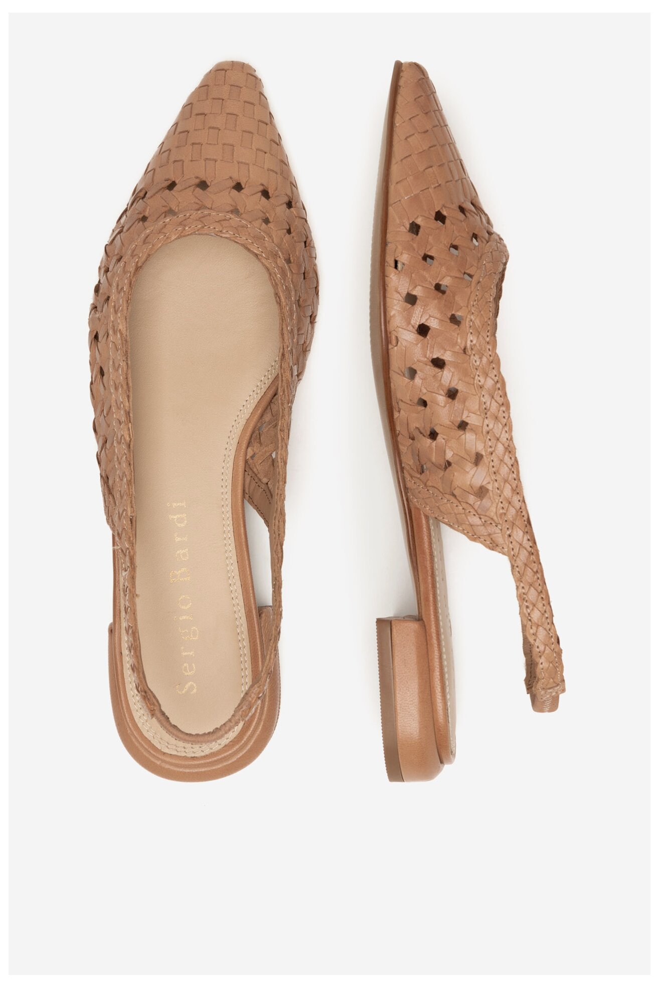 Baleriny Sergio Bardi WI40-F1103-01SB Brązowy