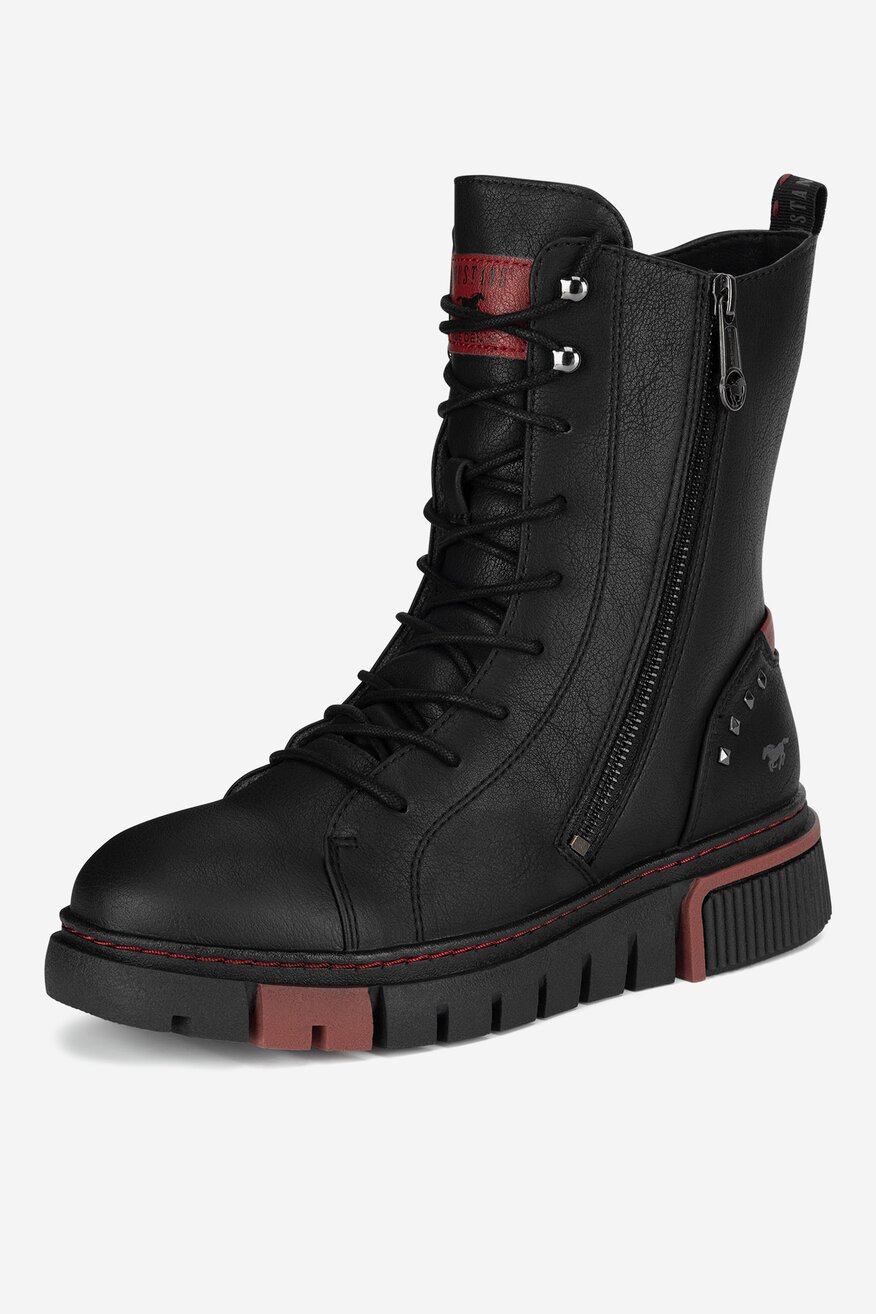 
                Bocanci Mustang NEGRU - 5905588865094