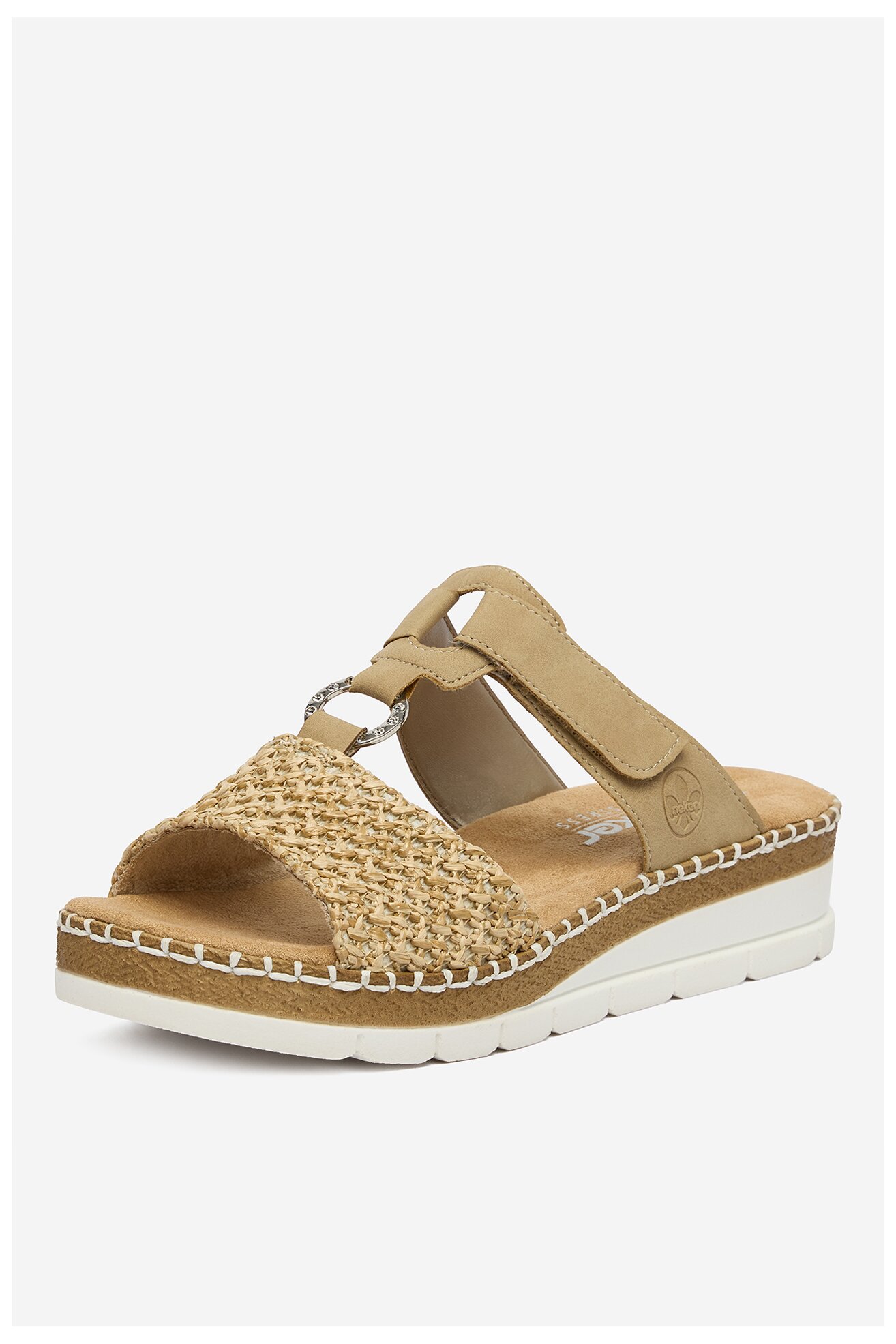 Klapki Rieker CEO-V1243-60 Beżowy