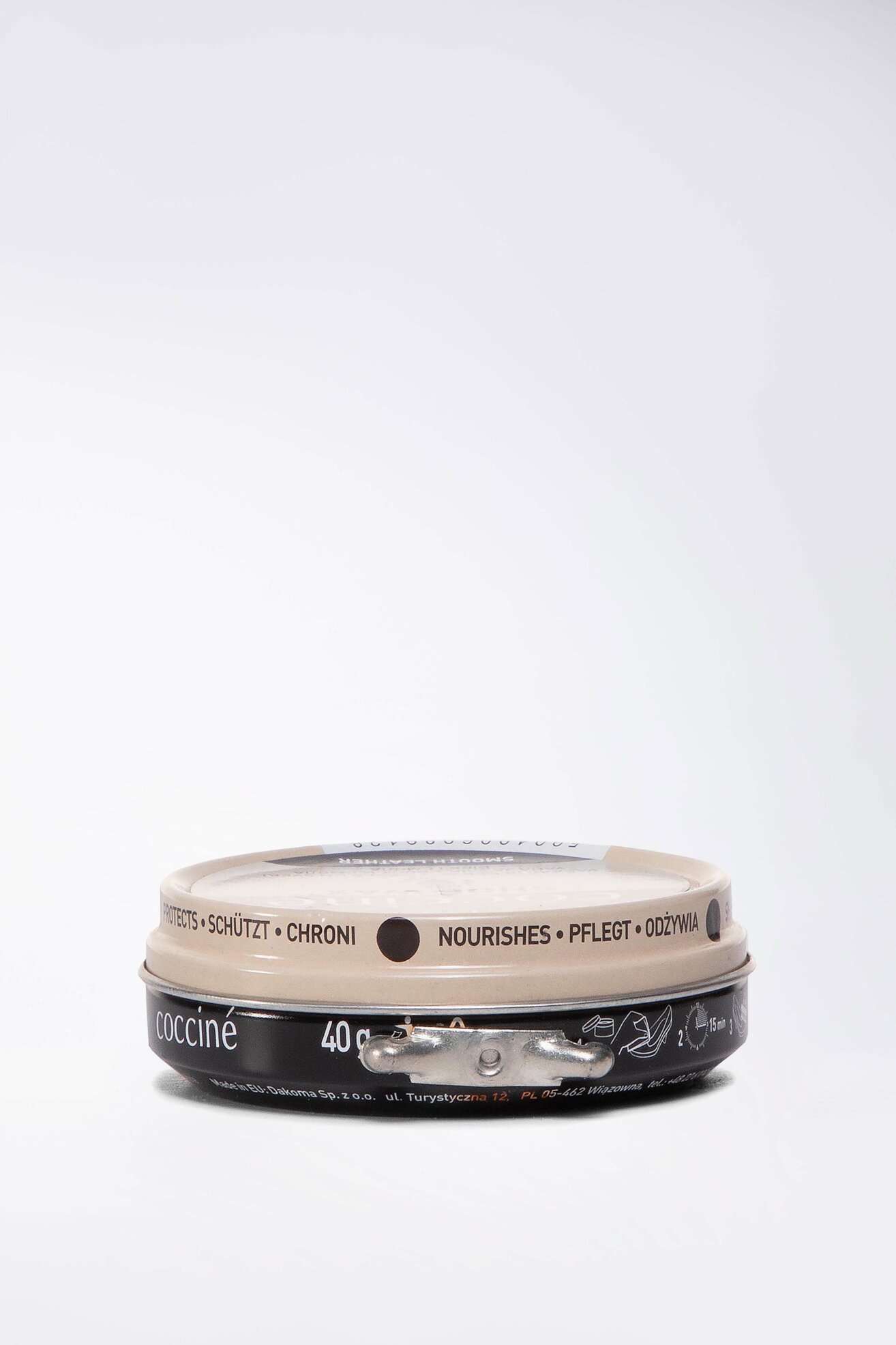 Kosmetyki do obuwia Coccine SHOE WAX PASTA WOSK I ŻYWICA 40G Brązowy