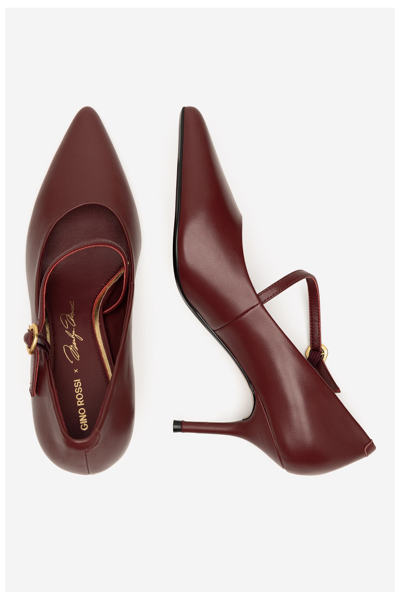 Pantofi cu toc Gino Rossi NOELLA-527-5-TB GRENA