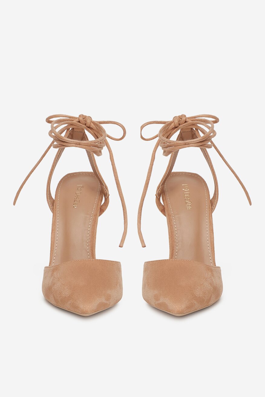 Pantofi cu toc DeeZee BEJ - 5906751083154