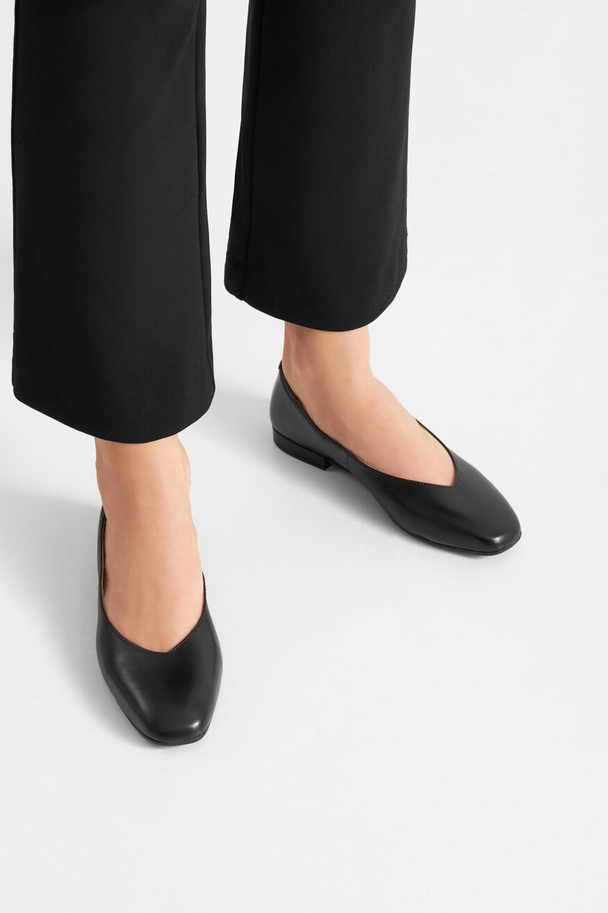 
                Lasocki - Skórzane baleriny - 5905588316862