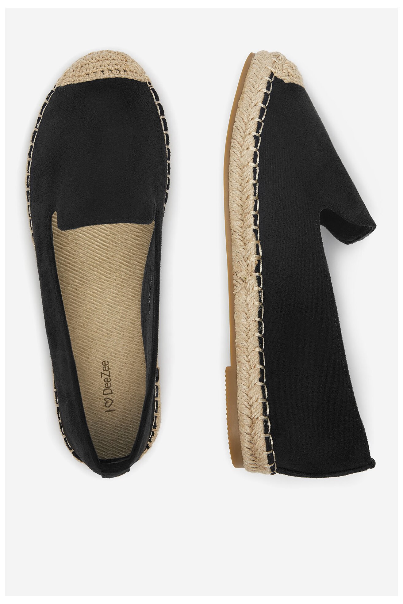 Espadrile DeeZee RS07-18 NEGRU