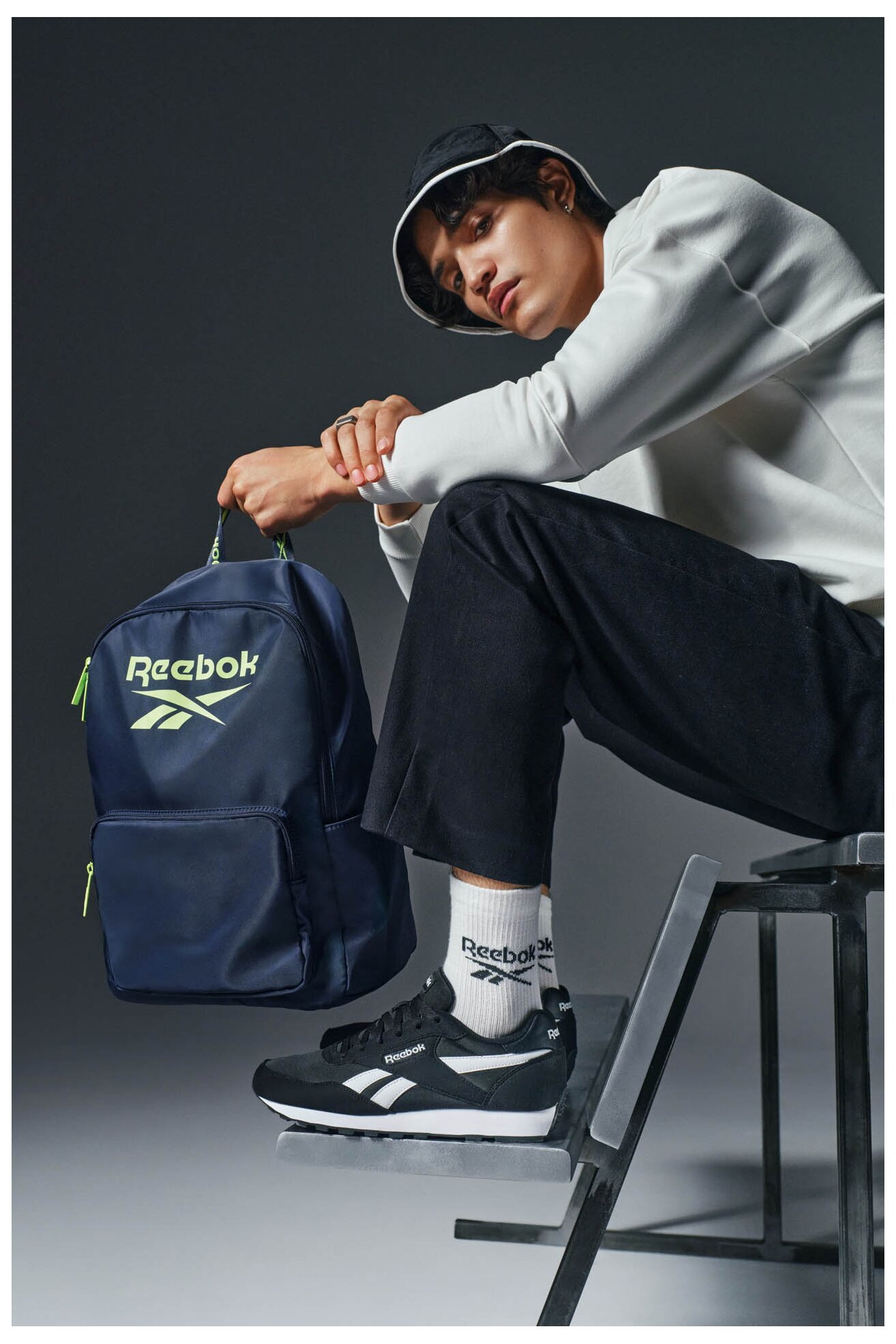 Plecak Reebok RBK-013-CCC-06 Granatowy