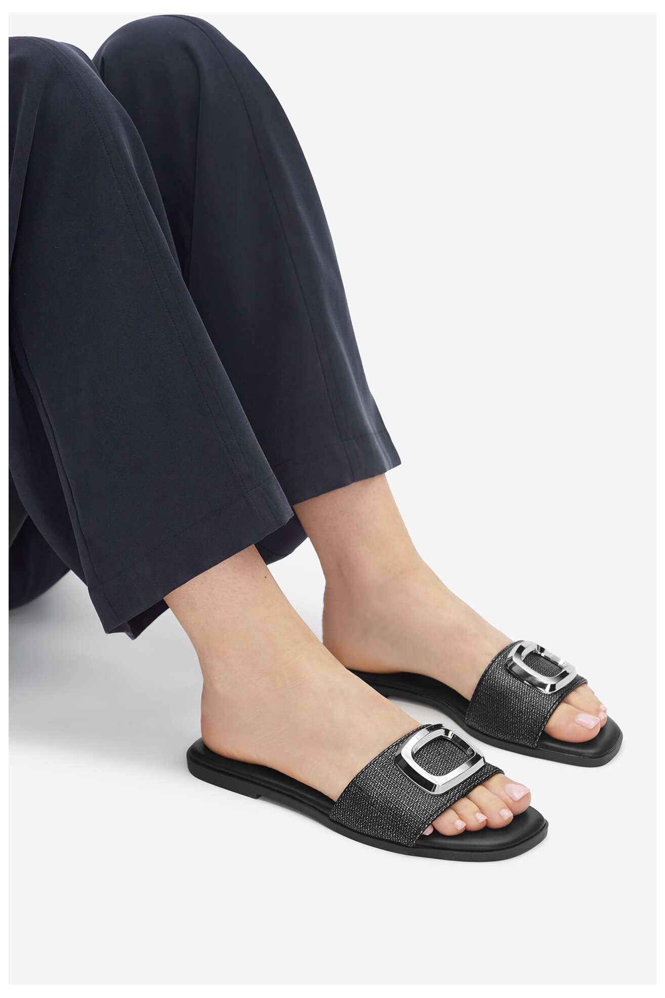 Șlapi Jenny 57B2048 NEGRU